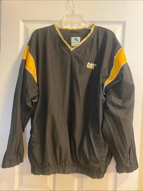 Augusta Sportswear Black and Yellow V-Neck Pullover